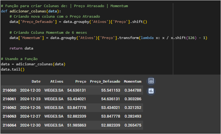 c2-4 Código do Factor Investing – Momentum em Python