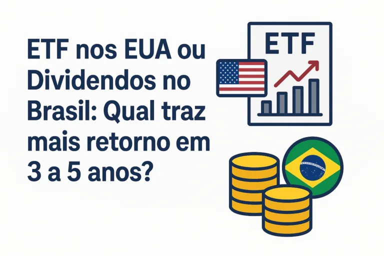 ETF nos EUA ou Dividendos no Brasil: Qual traz mais retorno em 3 a 5 anos? 18 ETF ou Dividendos