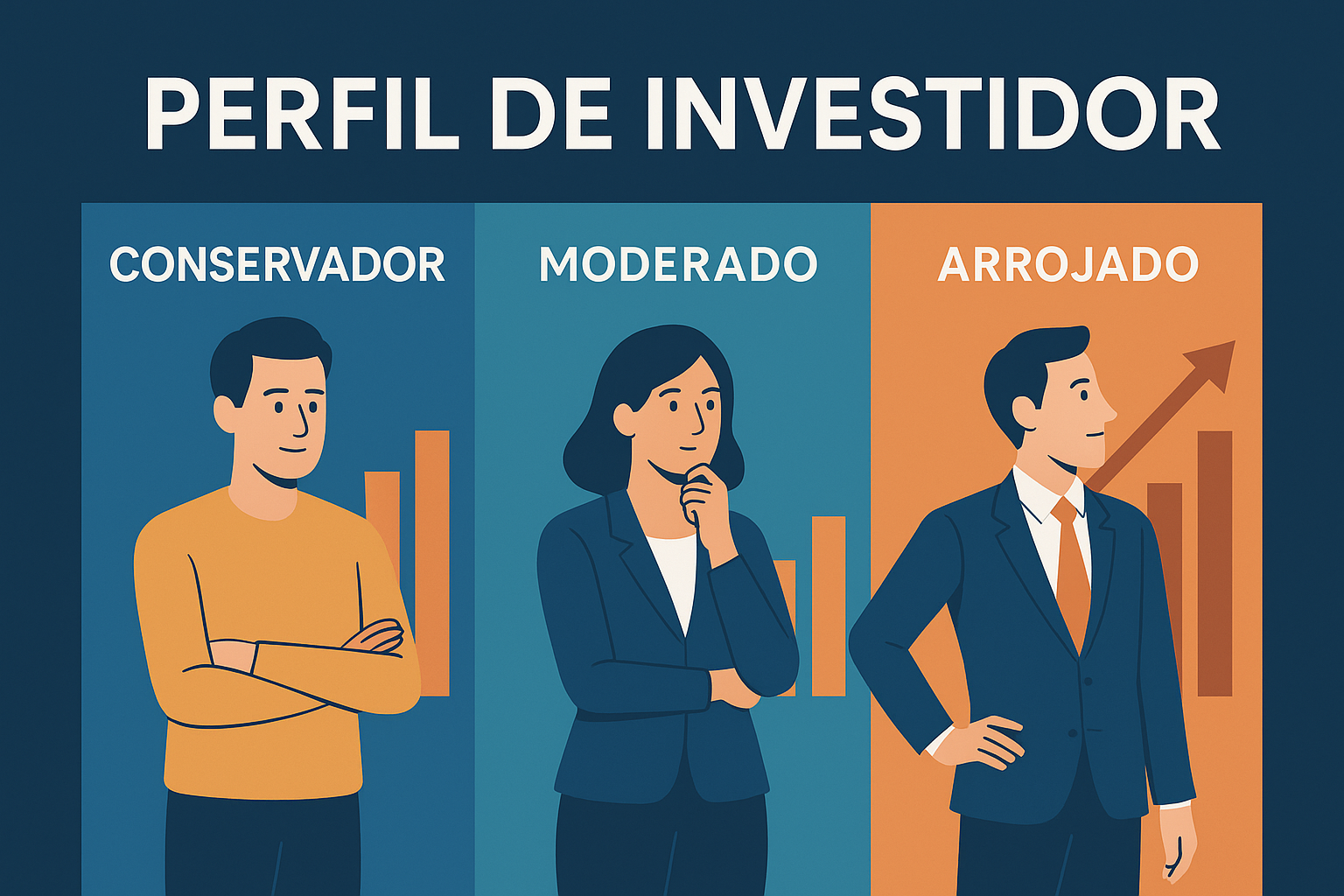Perfil de Investidor nas Corretoras: Conservador, Moderado e Arrojado – Mini Guia Completo 1 Perfil de Investidor