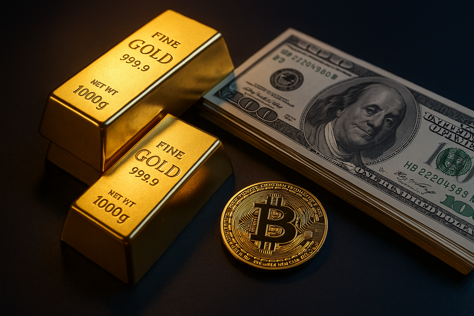 Ouro, Dólar e Bitcoin: Oportunidade, Crise e Manipulação 1 Dolar